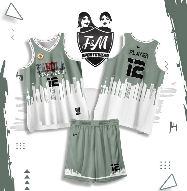 two basketball uniforms with the number 12 on them