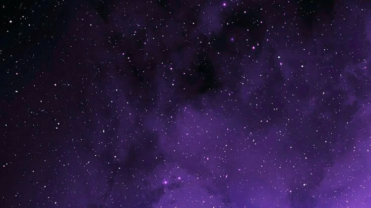 the night sky is filled with stars and purple hues, as well as dark clouds