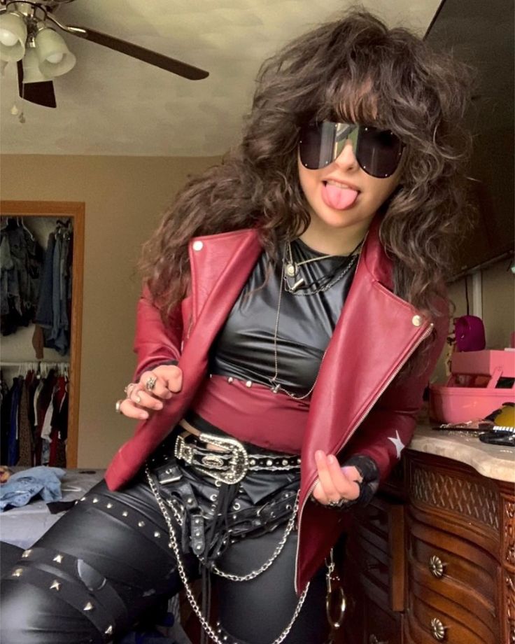 80s Rock Concert Outfit, 80s Rock Fashion Women, Rocker Chick Outfit, 80s Rock Outfit, 80s Rock Fashion, 80s Womens Fashion, Glam Rock Style, Chick Outfit, Metal Outfit