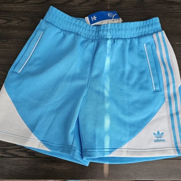 adidas | Shorts | Adidas Mens Sportswear Shorts | Poshmark Casual Adidas Moisture-wicking Athletic Shorts, Casual Adidas Athletic Shorts With Moisture-wicking, Adidas Casual Sports Shorts, Adidas Sporty White Athletic Shorts, Casual Adidas Athletic Shorts For Workout, White Bottoms With Three Stripes For Gym, Adidas Sporty Shorts For Jogging, Adidas Blue Activewear For Streetwear, Sporty Adidas Shorts For Jogging