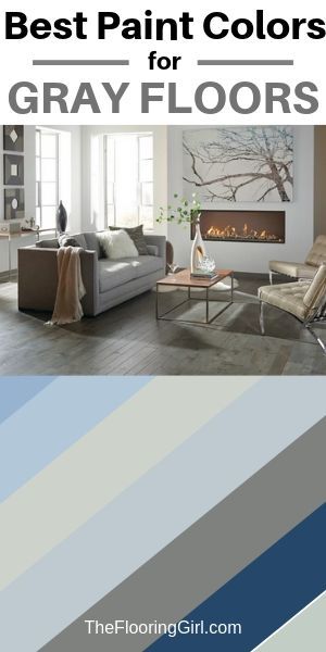 the best paint colors for gray floors