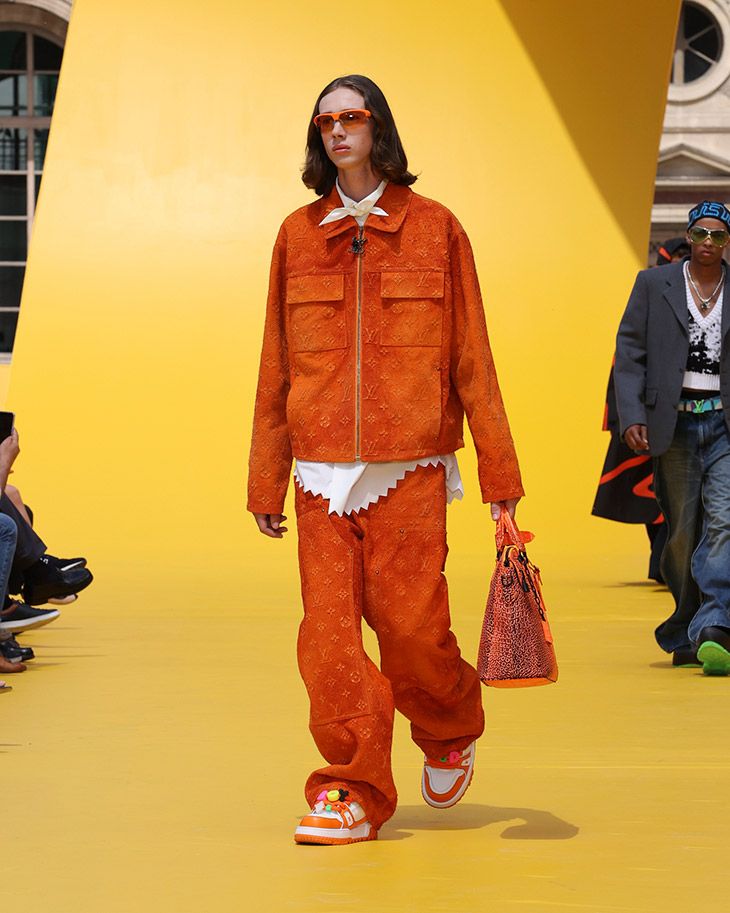 Louis Vuitton Ss23, Menswear 2023, Ss23 Men, Loafers Streetwear, Dan Carter, Model Painting, Trend Analysis, New York Spring, Von Dutch