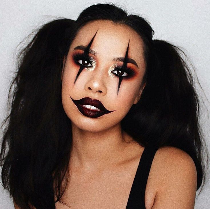 Halloween Costumes Women Scary, Maquillage Halloween Simple, Halloween Makeup Clown, Halloweenský Makeup, Holloween Makeup, Bff Halloween Costumes, Cute Halloween Makeup, Halloween Makeup Ideas, Halloween Makeup Pretty