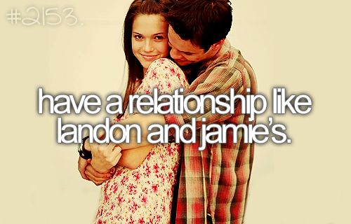 a man and woman hugging each other with the caption that reads, have a relationship like random and james's