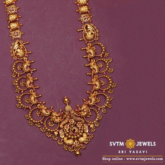 Madona Bridal Set - Bridal Collection - Gold 22k Gold Long Necklace, Long Gold Necklace Indian Bridal Jewelry Sets, Long Chain Necklace Gold Indian Antiques, Antique Gold Jewelry Indian Haram, Jewelry Patterns Gold Necklace Long, Gold Bridal Necklace Indian, Long Necklace Gold Indian Jewelry Sets, Gold Necklace Indian Bridal Jewelry Long, Gold Long Set Design