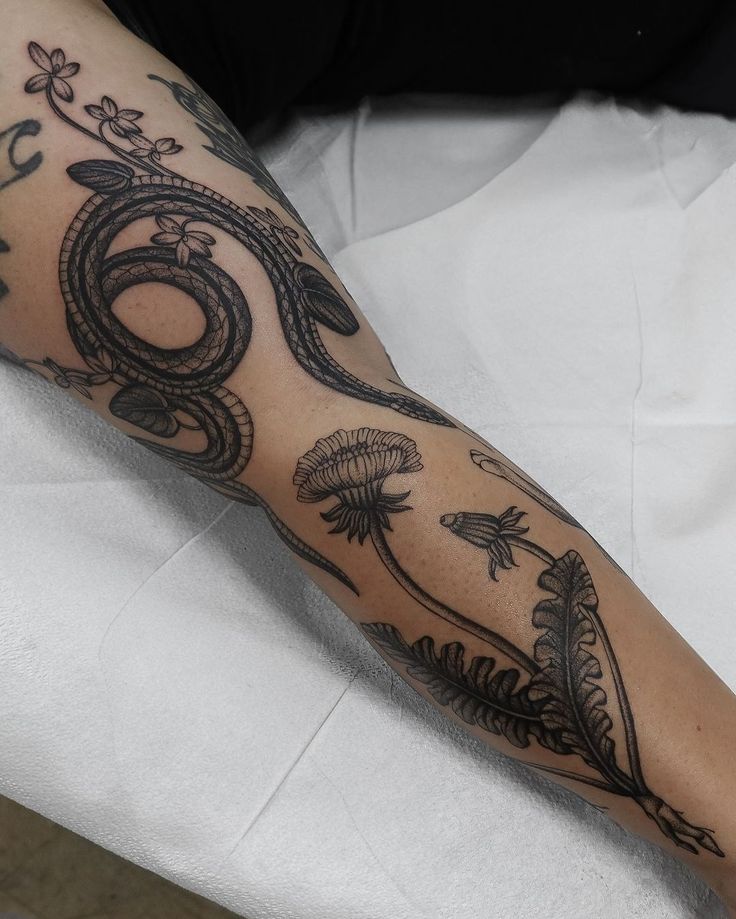 a person with a tattoo on their arm