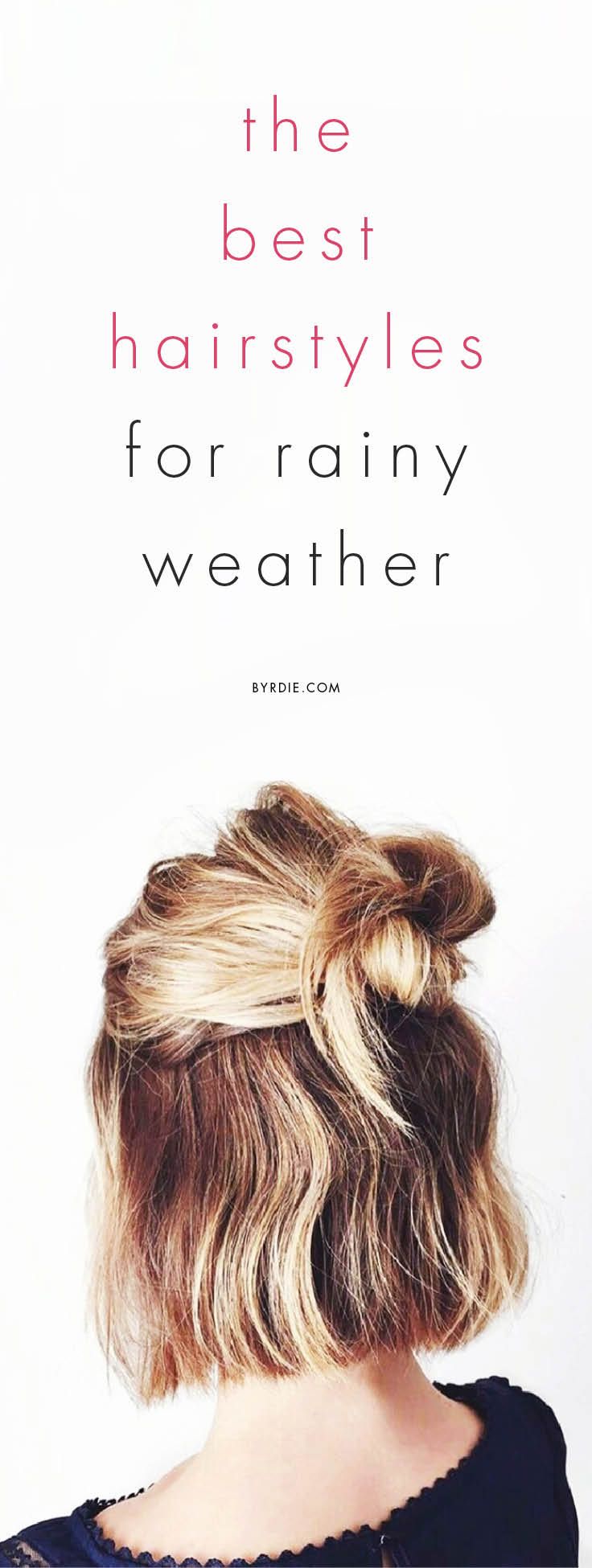 How to wear your hair during rainy weather Rainy Day Hairstyles, Day Hairstyles, Rainy Day Fashion, Rainy Weather, Beauty Makeup Tips, Good Hair Day, Great Hair, Outfits Casual, Hair Dos