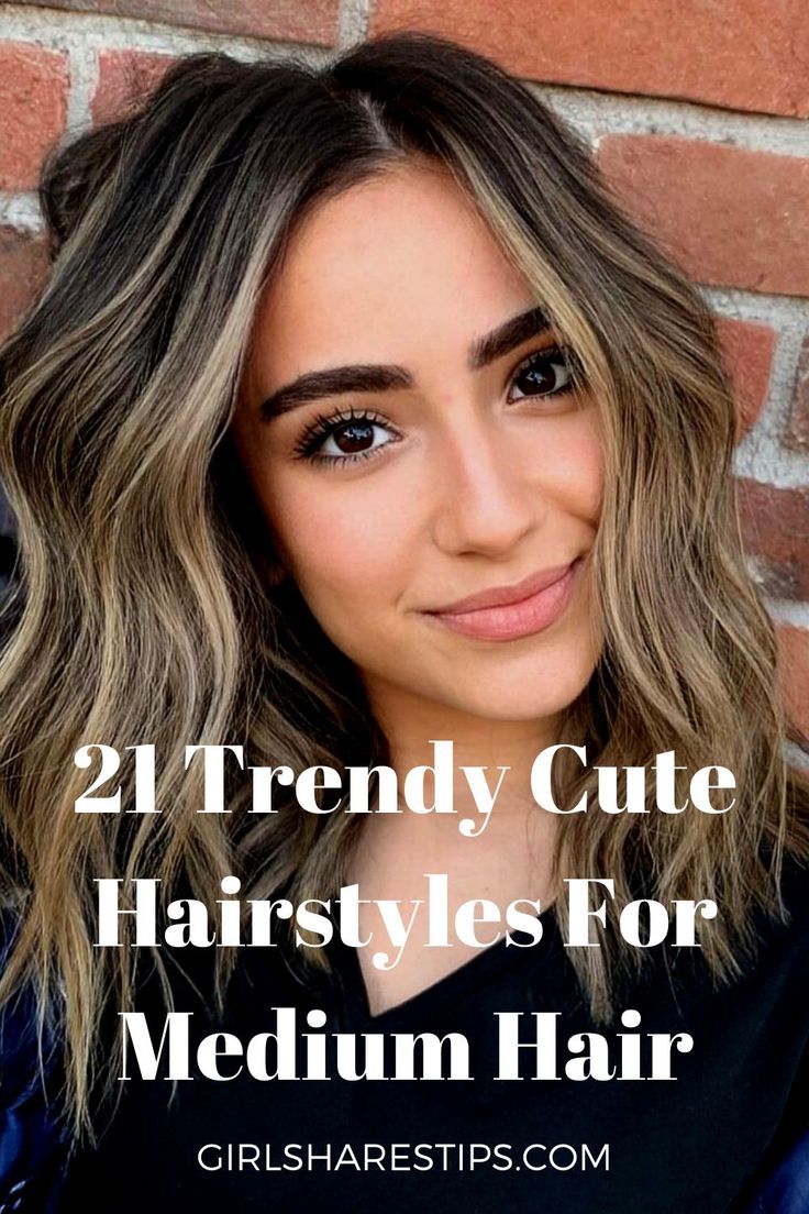 Cute And Easy Hair Styles For Medium Length Hair, Hair Cut Ideas For Girls Teens Medium, Teen Girl Haircuts Medium, Teen Haircuts For Girls Medium, Hairstyles For School Natural, Easy Everyday Hairstyles For Medium Hair, Hairstyles Videos Easy, Cute Hair Styles Easy, Trendy Teen Haircuts