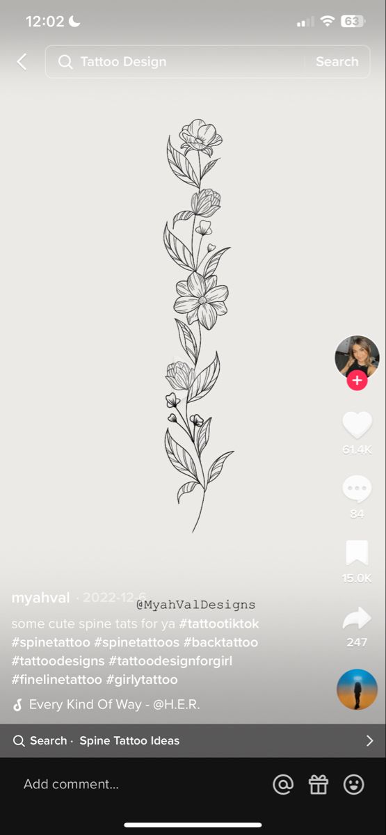 an image of a flower on the screen, with other icons and text below it