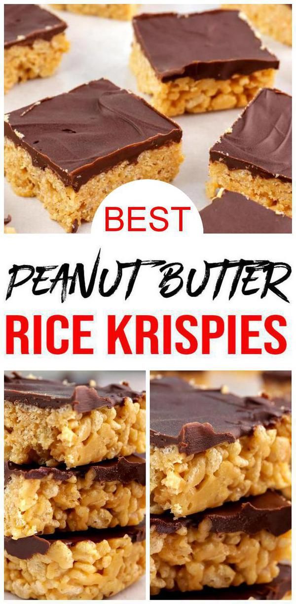 the best peanut butter rice krispies are made with only 3 ingredients and ready in minutes