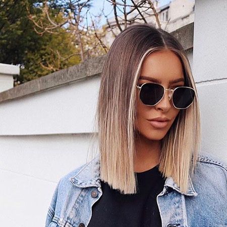 Shadow Root Blonde Dark Roots, Color Melt Short Hair, Money Piece Hair Color, Piece Hair Color, Money Piece Hair Ideas, Money Piece Hair, Highlight Ideas, Trendy Hair Styles, The Trend Spotter