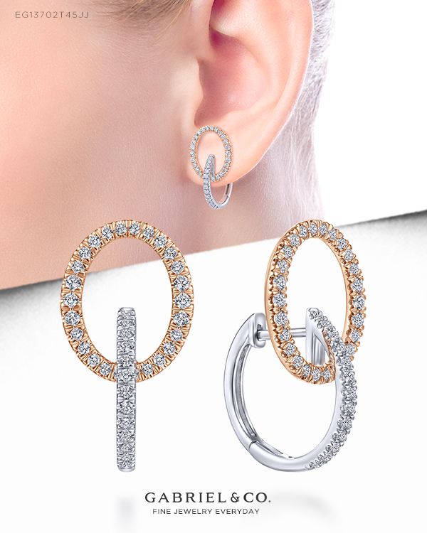 14K White-Rose Gold 20mm Diamond Huggie Drop Earrings. EG13702T45JJ #GabrielNY #DiamondJewelry #FineJewelry#FineJewelry#FashionJewelry#UniqueJewelry#GiftIdeas#UniqueGifts #Earrings #FashionEarrings #HoopEarrings#WhiteRoseGoldEarrings Luxury Halo Design Drop Earrings, Modern Round Earrings With Elegant Design, Luxury Timeless Design Earrings For Formal Occasions, Fine Jewelry Earrings For Anniversary With Timeless Design, Diamond Earrings With Timeless Design, Fine Jewelry Earrings With Timeless Design For Anniversary, Formal Diamond Earrings With Timeless Design, Elegant Everyday Luxury Earrings With Halo Design, Formal Earrings With Timeless Design