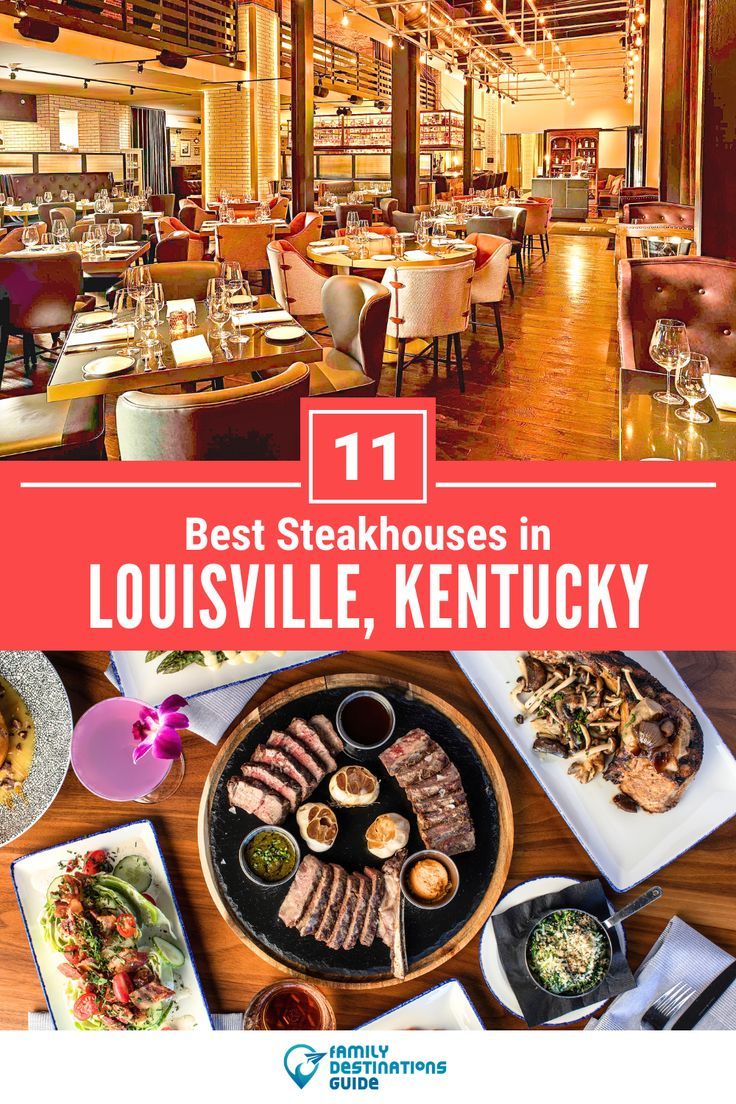 11 Best Steakhouses in Louisville, KY Louisville Kentucky Restaurants, Louisville Restaurants, Unique Cafe, Unique Restaurants, Family Destinations, Best Steak, Top Restaurants, Louisville Kentucky, Louisville Ky