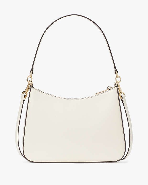 Madison Shoulder Bag | Kate Spade Outlet Classic Shoulder Bag With Branded Hardware, Classic Flap Shoulder Bag With Branded Hardware, Kate Spade Rectangular Shoulder Bag With Zipper, Kate Spade Rectangular Shoulder Bag With Zipper Closure, White Kate Spade Bag With Zipper Closure, Classic Bags With Branded Hardware For Daily Use, Kate Spade Double Handle Bag With Zipper, Classic Shoulder Bag With Gold-tone Hardware For Shopping, Kate Spade Double Handle Bag With Zipper Closure