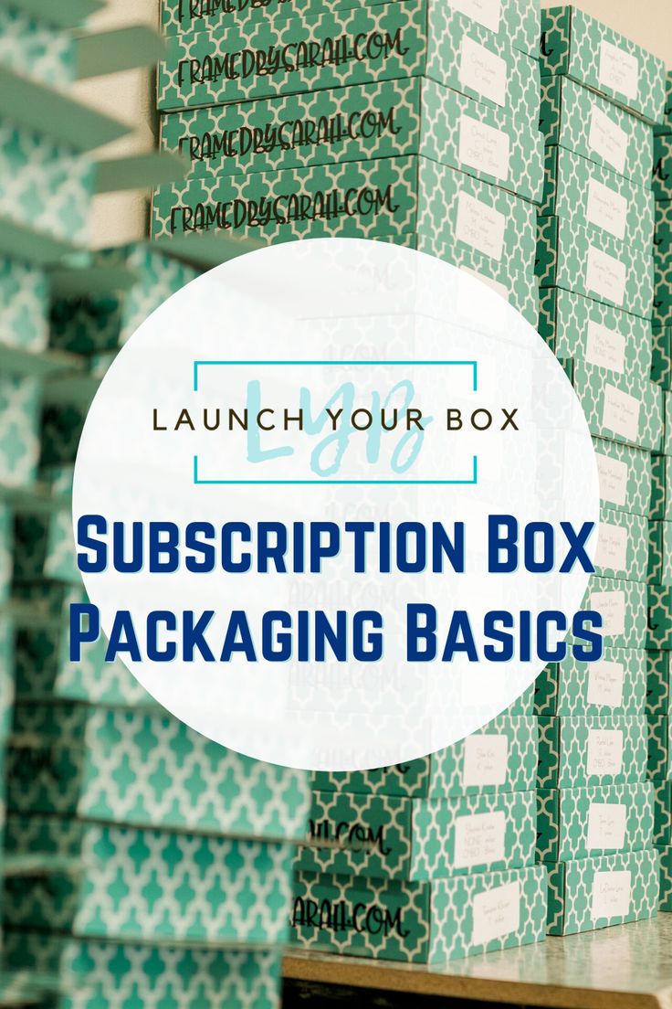 boxes stacked on top of each other with the text launch your box subscription box packaging basics