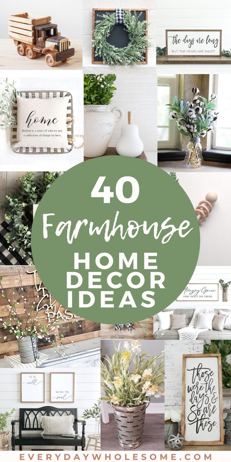 farmhouse home decor ideas that are easy to make