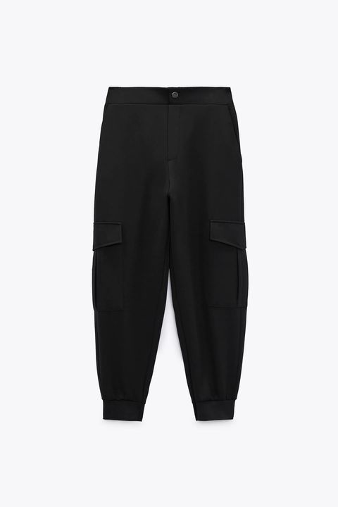 Cuffed Cargo Pants, Sporty Looks, Zara Australia, Formal Outfits, Jogging Bottoms, Tailored Blazer, Joggers Womens, Ankle Length Pants, Formal Outfit