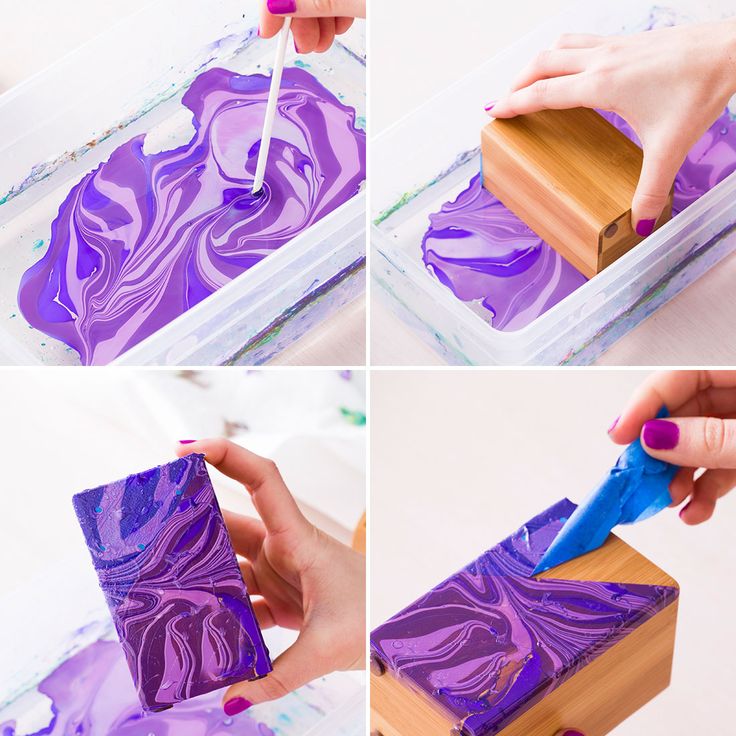 the process to make an acrylic painting on wood