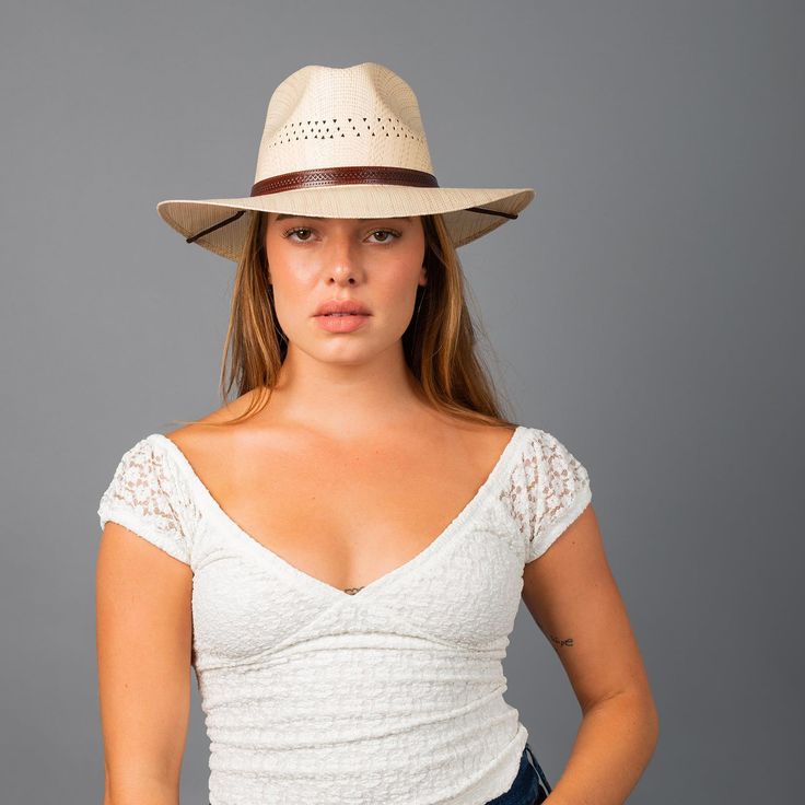 The Barcelona Freedom Sun Hat combines the classic Panama hat style and comfort, without breaking the bank. Featuring a 3" wide brim for sun protection and a 4" breathable crown, this hat is perfect for the days you'll spend exploring the turquoise waters of the Mediterranean, or walking Las Ramblas in Barcelona. KEY FEATURES - Chin strap included with purchase - Lightweight, breathable, stylish straw construction ADD-ON FEATURES - Lifetime refurbishments package is available as an add-on - Hat Panama Hat Style, Hats For Summer, Las Ramblas, American Hat Makers, American Hat, Beach Hats, Hat Stores, Hat Style, Sun Hats For Women