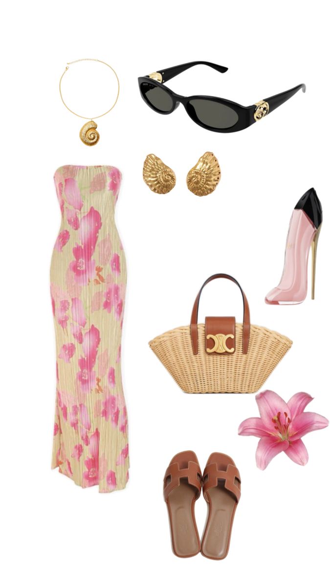 Vacation pink outfit ideas Tropical Dress Outfit, Pink Outfit Ideas, December Outfits, Zara Looks, Tropical Outfit, Summer Holiday Outfits, Event Outfit, Simple Trendy Outfits, Pink Outfits