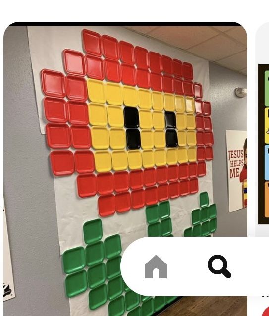 an image of a bulletin board with legos on it and the words google search below