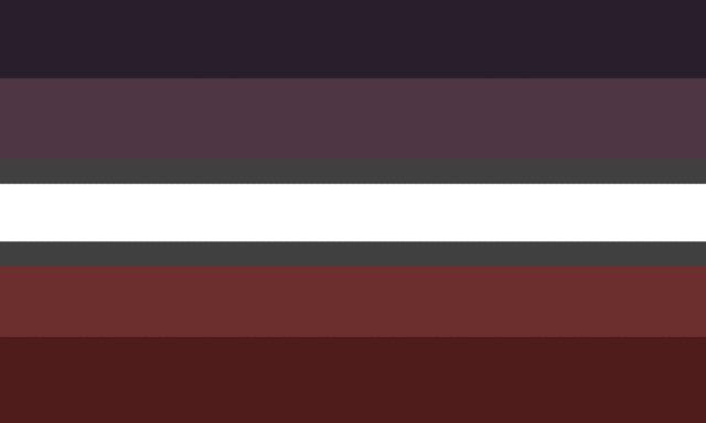 an image of different colors in the same color scheme, including red, purple, black and white