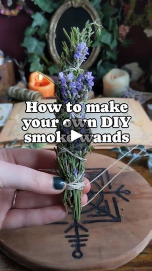 7.1K views · 2.9K reactions | DIY Smoke Wands

I wanted to make my own smoke wand to cleanse the space on the next sabbat, and I'm using the plants growing in my windowsill. 
Have you tried to make your own smoke wands? What herbs do you like to combine? 
And have you ever burned bundles with crystals? I have seen smoke sticks with selenite and candles, and they look gorgeous but... I'm not sure how practical that is.... 🙈🤔

Hope you have had a fantastic weekend!
#witchesofinstagram #witchesofig #wicca #bookofspells #bookofshadows #diy #diycrafts #spirituality #smudge #cleansing | Alba Garcia | Lydia the Bard · Afraid of Quiet (feat. Ben Tomalin) Lavender Smudge Sticks Diy, Selenite Wand Diy, Diy Sage Smudge Sticks, Diy Smudge Stick, Crystal Wand Diy, Smudge Sticks Diy, Smudge Bundles, Witch Crafts, Zen Life