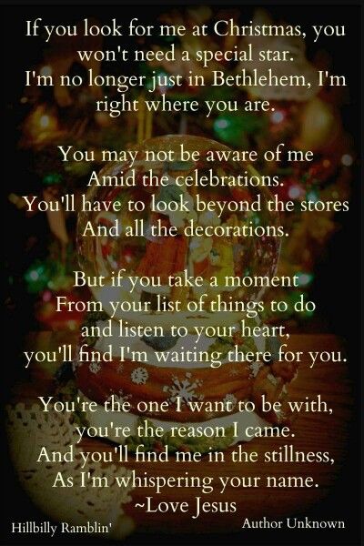 a poem written in front of a christmas tree