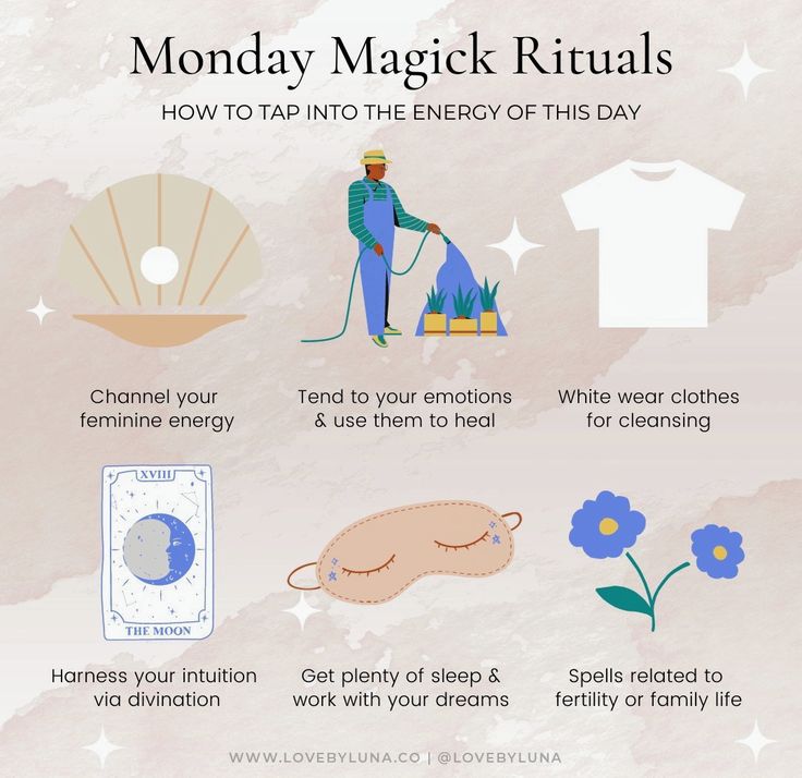 Monday Magick, Monday Magic, Sleep Spell, Witch Rituals, Social Media Website, Witch Tarot, Wiccan Magic, Witch Spirituality, Magic Spell Book