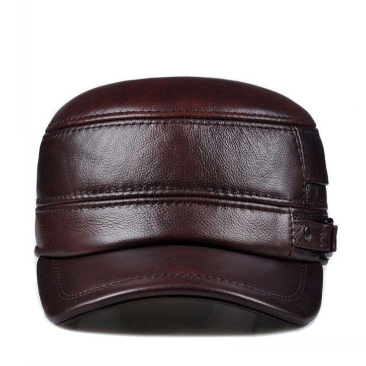 This stylish baseball cap is made up of premium material and finely knitted for winters that adds on a chunky look in the attire. Made up of Cortex material which is designed to ensure the maximum ergonomic and comfort. The outer full grain leather gives the cap the combination of great quality and fashion as well. It is ideal to keep you cozy and warm during winters. Comes with an additional thick layer of faux fur inside which protects the head during winters and the eversion earmuffs type pro Classic Fall Baseball Cap For Outdoor, Brown Leather Hat With Leather Sweatband, Adjustable Leather Baseball Cap For Winter, Classic Brown Hat With Leather Sweatband, Winter Leather Baseball Cap, Classic Brown Baseball Cap For Outdoor, Brown Baseball Cap With Flat Bill, Casual Leather Baseball Cap With Flat Bill, Adjustable Brown Leather Baseball Cap