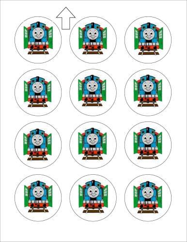 thomas the train cupcake toppers