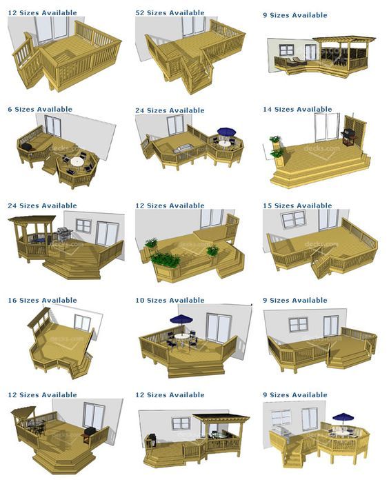 various types of wooden furniture are shown in this diagram