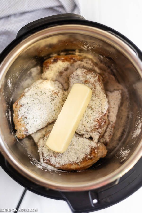 bread and butter are in the crock pot