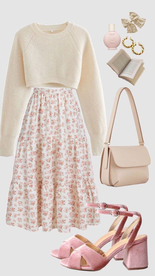 Check out kortney_carson's Shuffles #cottagecore #modestfashion #vintage #classy #spring #fashion #outfitideas #skirt #sweater #pinkaesthetic #softaesthetic #churchoutfit #casual #modest #coquette Modesty Outfits, Cute Modest Outfits, Elegante Casual, Easy Trendy Outfits, Modest Fashion Outfits, Mode Inspo, Cute Everyday Outfits, Really Cute Outfits, Girly Outfits