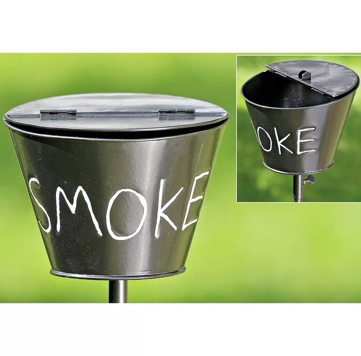 WholeHouseWorlds Outdoor Smoke Ashtray on Stake & Reviews | Wayfair.ca Outdoor Ashtray Ideas, Ashtray Ideas, Outdoor Ashtray, Alcohol Free Toner, School Furniture, Ashtrays, Crafty Diy, Backyard Patio, Travel Mug