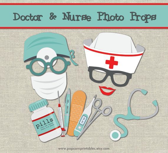 photo props diy doctor - Google Search Medical Themed Parties, Medical Party, Game Paper, Doctor Party, Doctor Birthday, Doctor And Nurse, Graduation Photo Props, Diy Doctor, Diy Photo Booth Props