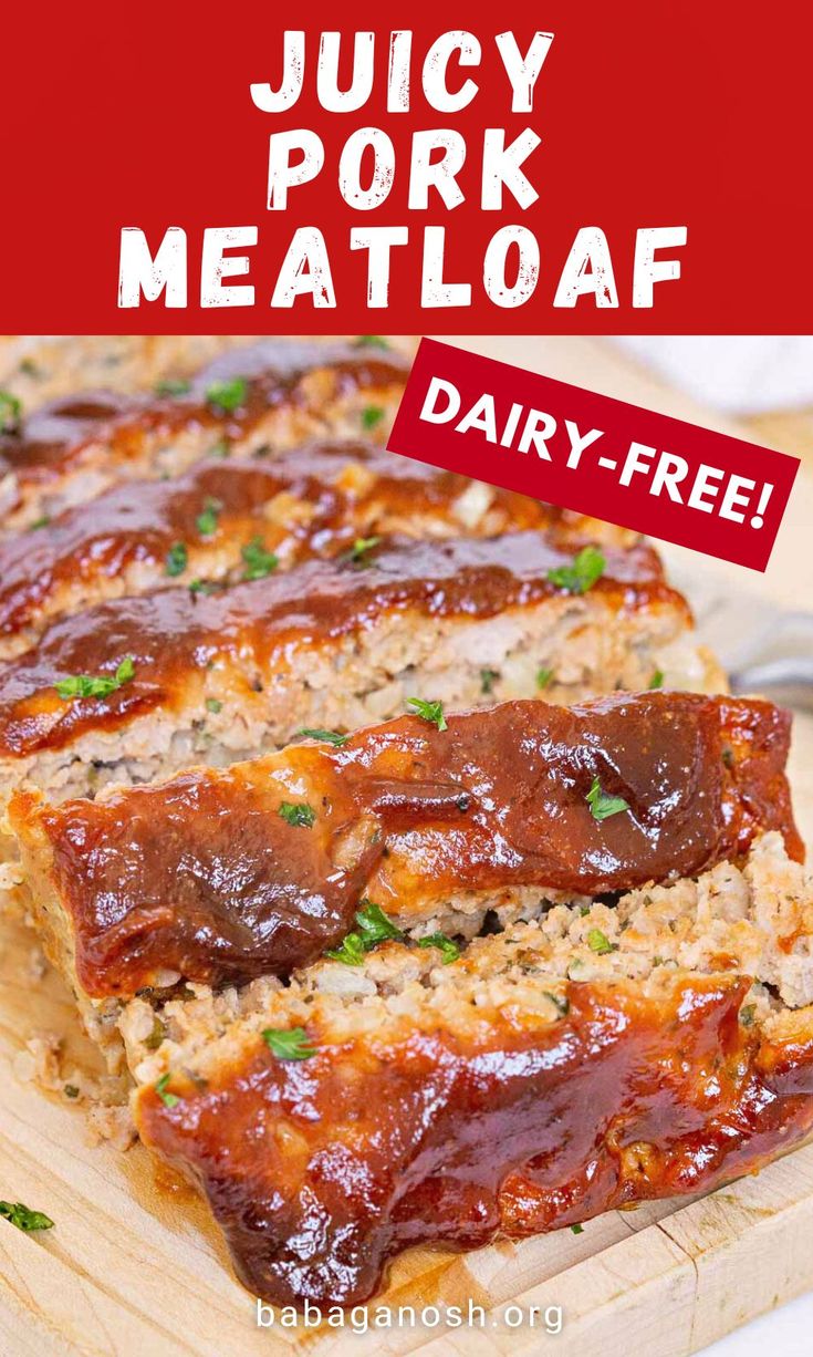 this juicy pork meatloaf recipe is delicious and easy to make