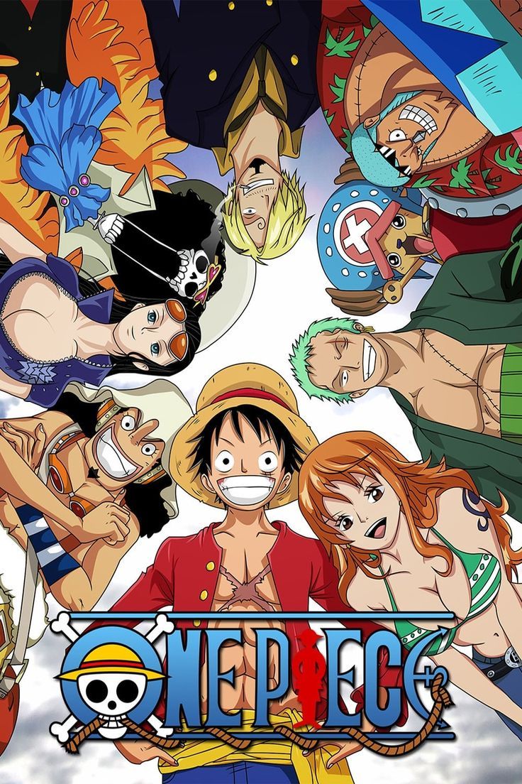 one piece movie poster with all the characters