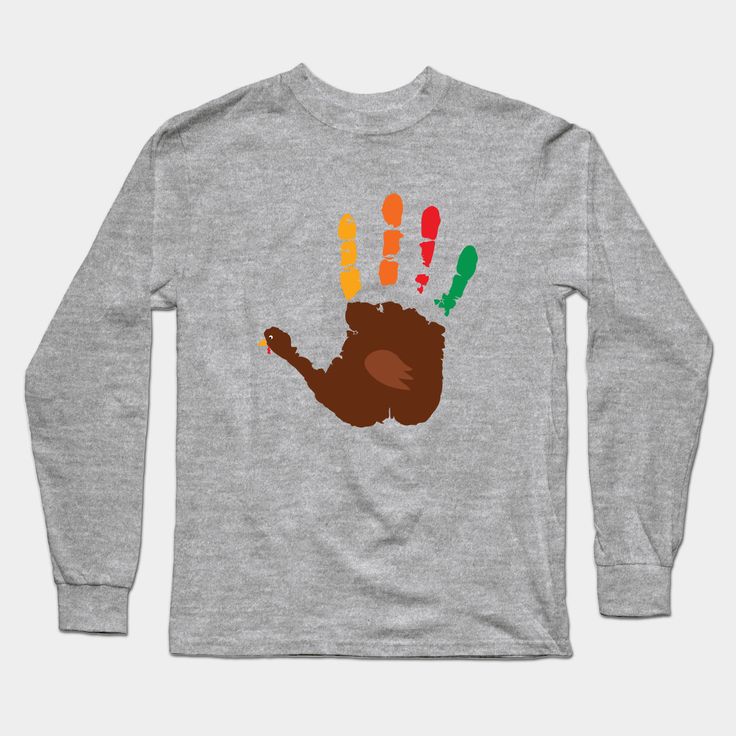 Thanksgiving Turkey Hand Print -- Choose from our vast selection of Long Sleeve T-Shirts to match with your favorite design to make the perfect custom graphic Long Sleeve T-shirt. Pick your favorite: Classic or Premium. Customize your color! For men and women. Fall Graphic Design Crew Neck T-shirt, Turkey Shirts For Kids Diy, Fall Graphic Crew Neck T-shirt, Turkey Hand Print, Thanksgiving T Shirts, Diy Turkey Shirts For Kids, Boys Thanksgiving Shirts Vinyl, Cute Kids Thanksgiving Shirts, Thanksgiving Tshirt For Boys