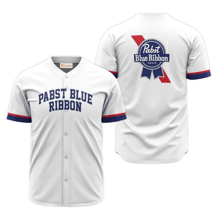 Pabst Blue Ribbon White Jersey Shirt, Pabst Blue Ribbon Jersey, Pabst Blue Ribbon gift, Pabst Blue Ribbon apparel, Pabst Blue Ribbon shirt, jersey shirt mens, Summer gifts, Pabst Blue Ribbon merchandise, Basic Baseball Jersey, Summer Baseball Jersey, team baseball jerseys Pabst Blue Ribbon Beer, Summer Baseball, Ribbon White, Pabst Blue Ribbon, Ribbon Gift, Ribbon Shirt, Blue Jersey, Shirt Stays, Summer Gifts