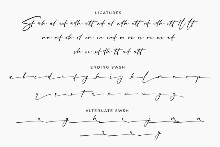 some type of handwriting that has been written in different styles and font types on it