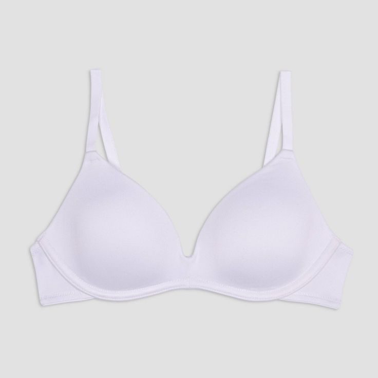 The Maidenform U Scoop Flexiwire Bra provides underwired support, along with molded cups that fit invisibly under any outfit. Both practical and comfy, they’ll feel so secure and worry-free when wearing these. Plus, the machine-washable design makes care a breeze. Whether it’s for playtime or school time, this bra is sure to please. Push-up Nursing Bra With Light Support, Solid Color Light Support Underwire Nursing Bra, Supportive Padded Bra In Solid Color, Supportive Padded Bra, Classic Padded Solid Bra, Classic Padded Solid Color Bra, Classic Underwire Bra With Soft Touch, Classic Seamless Bra, Classic Seamless Solid Bra