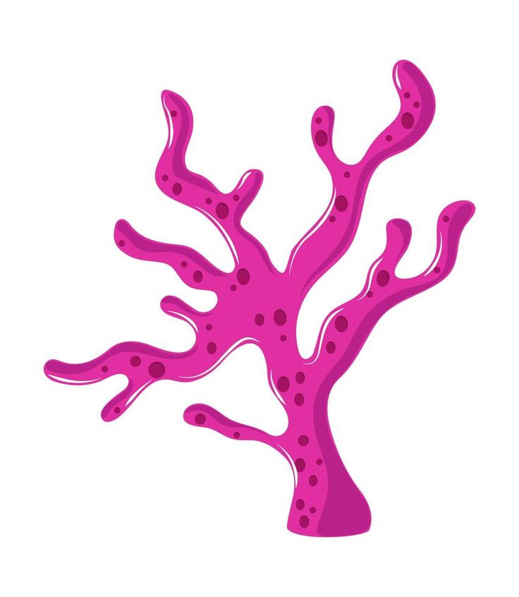 a pink tree with dots on it's branches is shown in this image,