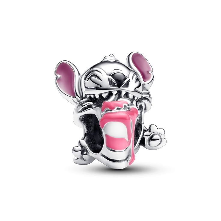 From Pandora, celebrate a special moment with the Disney Stitch Birthday Cake Charm, a fun addition to your charm collection. Crafted in sterling silver, Disney's Stitch sits playfully behind a cake, capturing the essence of special occasions. Intricate hand-applied enamel details bring the mischievous character to life, from his animated eyes to the drips of color on the cake. The engraving "ALOHA HAPPY BIRTHDAY" adds a festive touch. With every detail, this Stitch Pandora charm is a Stitch Cake, Pandora Disney, Disney Stitch, Pandora Style, Stitch Disney, Pandora Charms, Special Occasion, Birthday Cake, Disney