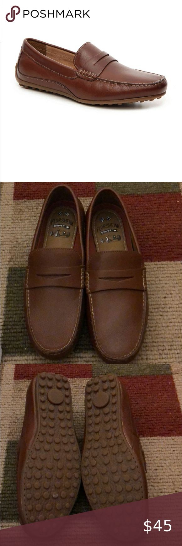 Florsheim leather loafers brand new Classic and comfortable, the Oval penny loafer from Florsheim is a must-have! Slip on this leather driving loafer with a lightweight and flexible fit and you will never regret it! No box Florsheim Shoes Loafers & Slip-Ons Casual Loafers With Ortholite Insole And Round Toe, Brown Casual Moc Toe Dress Shoes, Casual Dress Shoes For Business Casual In Spring, Spring Casual Dress Shoes For Business Casual, Casual Leather Moc Toe Dress Shoes, Casual Leather Dress Shoes With Moc Toe, Fall Loafers With Ortholite Insole And Round Toe, Spring Business Boat Shoes With Round Toe, Casual Brown Dress Shoes With Removable Insole