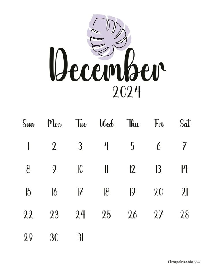 a calendar with the word december and an image of a seashell on it's side