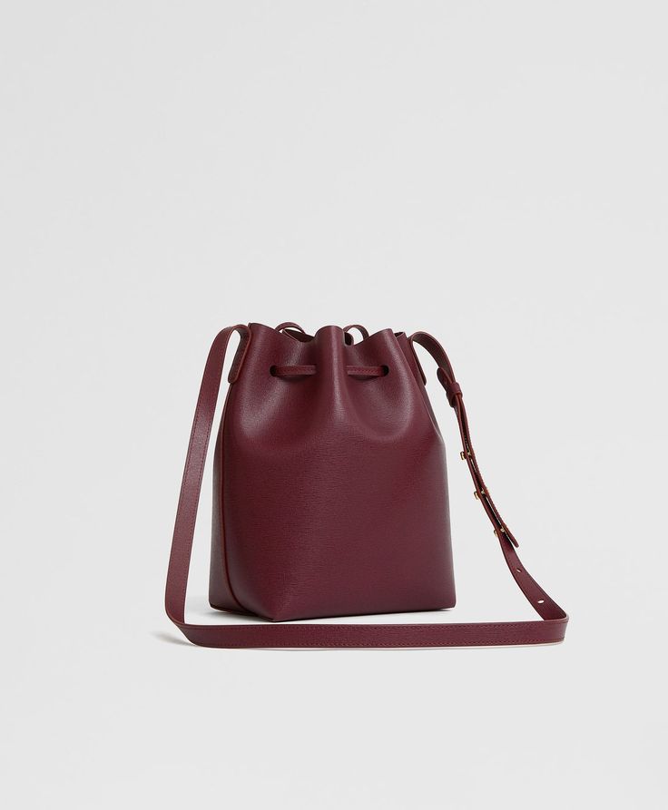 Mini Bucket Bag - Claret Bag Wishlist, Mini Bucket Bag, Shoe Wishlist, Lady M, Mini Bucket Bags, Mini Bucket, Perfect Pink, Iconic Style, Shoe Gifts