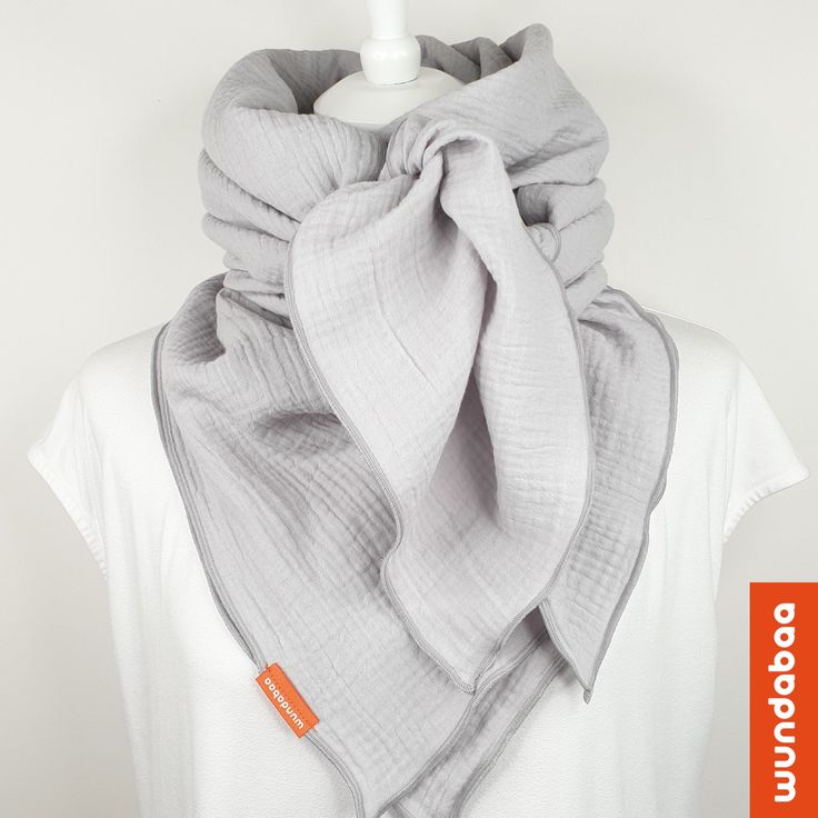 "Light muslin cloth light grey, 100% cotton, Oeko Tex Standard 100. This scarf is very comfortable to wear on the skin, ideal for the transitional period and on colder days it warms comfortably. A great companion to many outfits! A gift idea for your birthday!  Fabric Type: Muslin Double Gauze, 100% Cotton Color: light grey Hem Color:  light grey Variation: neon yellow Various colors available! Size and Weight: 51 x 51\", 8.1 oz (130 x 130 cm, 230 grams) 26 x 26\", 2.3 oz (65 x 65 cm, 56 grams) Care instructions: Delicate cycle, best in the laundry net" Lightweight Cotton Casual Scarves, Lightweight Cotton Casual Scarf, Casual Lightweight Cotton Scarves, Birthday Fabric, Muslin Cloth, Double Gaze, Double Gauze, Neon Yellow, Shawls And Wraps