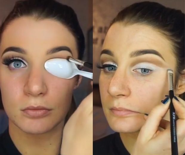 Visual technique to try Make Up Mata, Eyeshadow Techniques, Make Up Diy, Cut Crease Eyeshadow, Best Makeup Tips, Smink Inspiration, Holiday Beauty, Makeup Tricks, Cut Crease