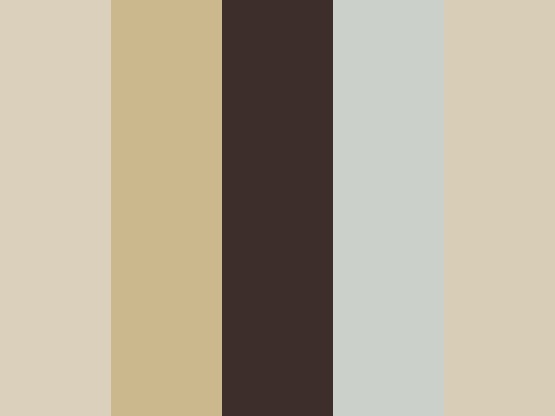 the color scheme is brown, beige and gray with neutrals on it's sides